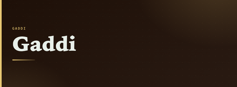 Gaddi: 14 modules · 4 platforms · 10 bot personas